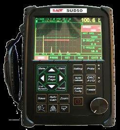 Detector ultrasónico portátil automatizado de defectos de alta velocidad con software potente para PC