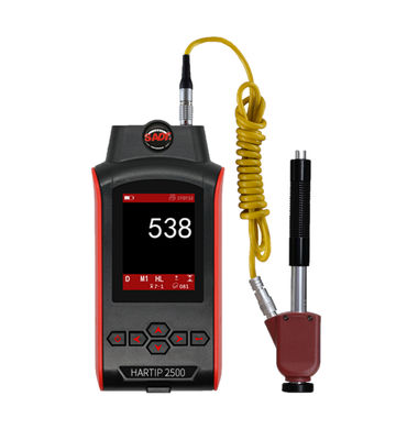 Probador de dureza portátil TFT con memoria de datos 999 Hartip 2500 con sonda digital